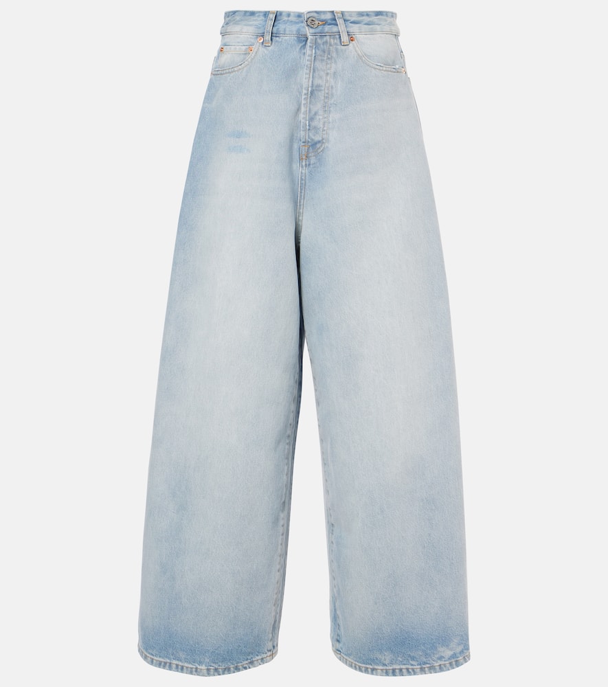 Oversized wide-leg jeans