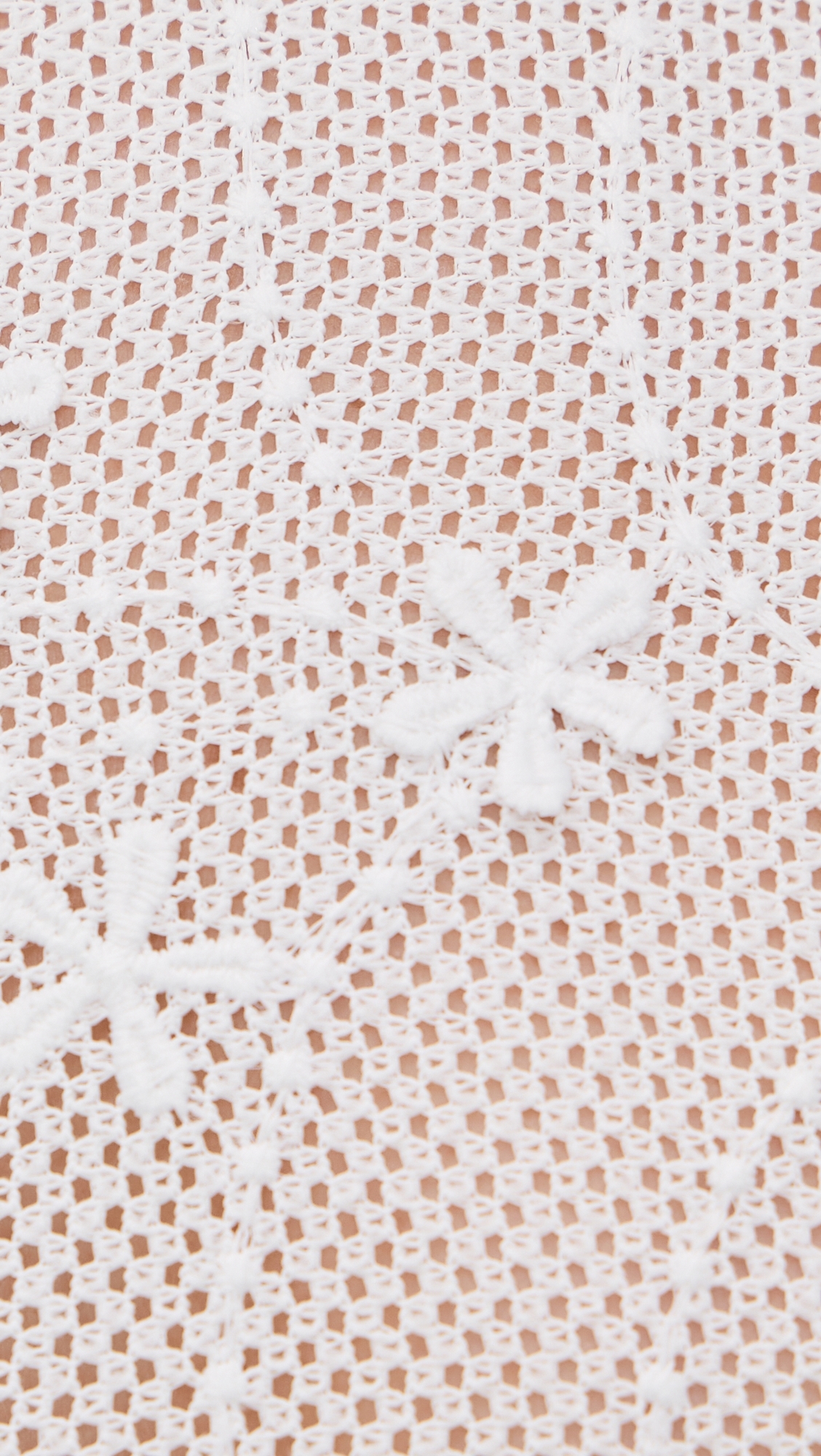 Sundara Asymmetrical Hem Lace Dress White