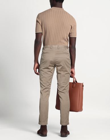 Man Pants Taupe Size 32 Cotton, Elastane
