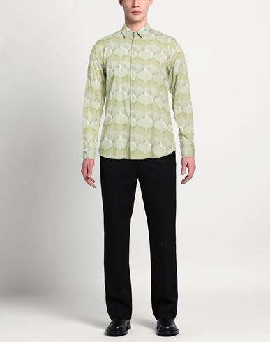 Man Shirt Sage green Size XXL Viscose