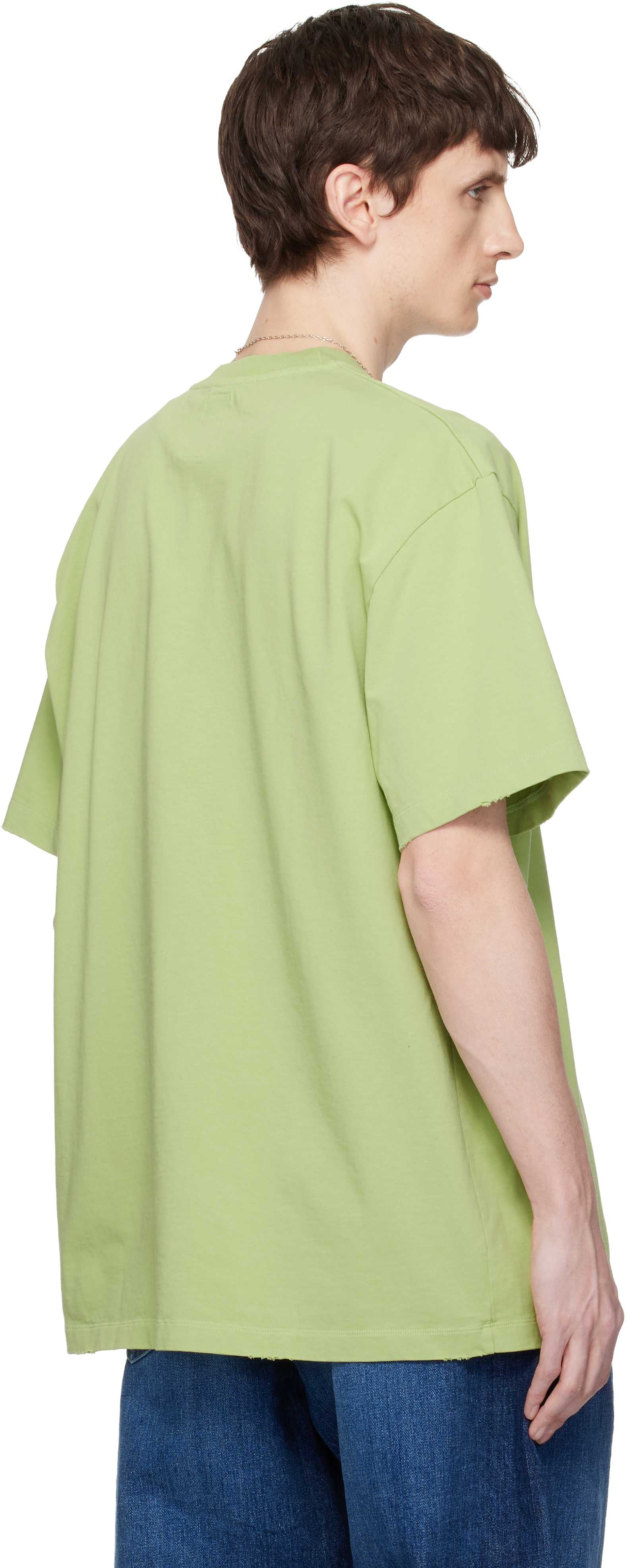 Green Faded Collegiate T-shirt