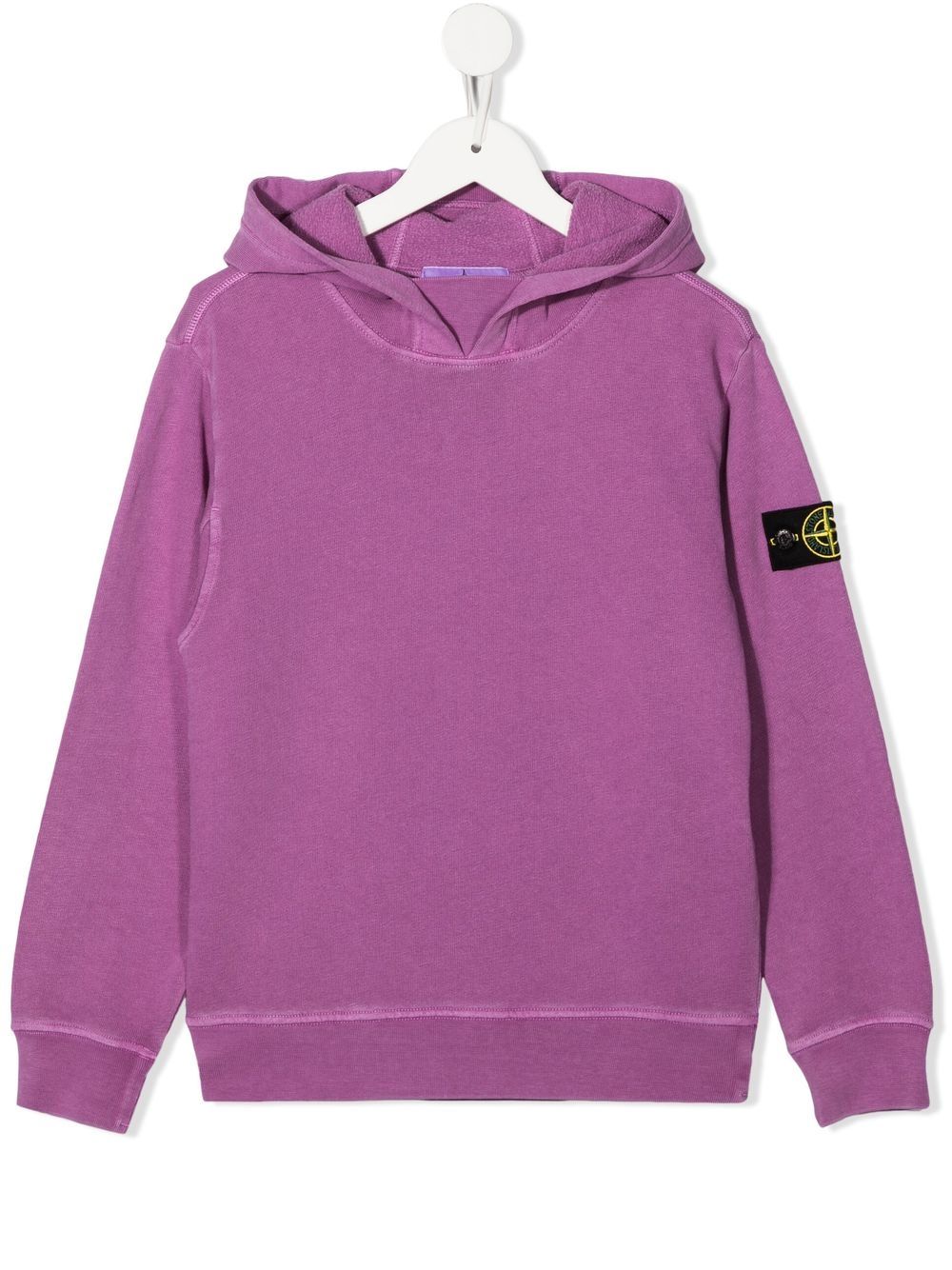 Logo patch hoodie - Purple