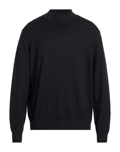 Man Turtleneck Midnight blue Size 46 Merino Wool
