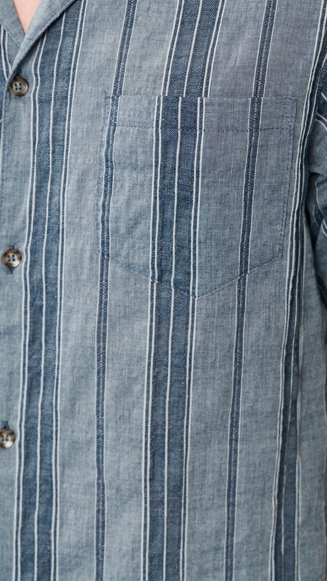 Rain Stripe Camp Shirt Rain Stripe