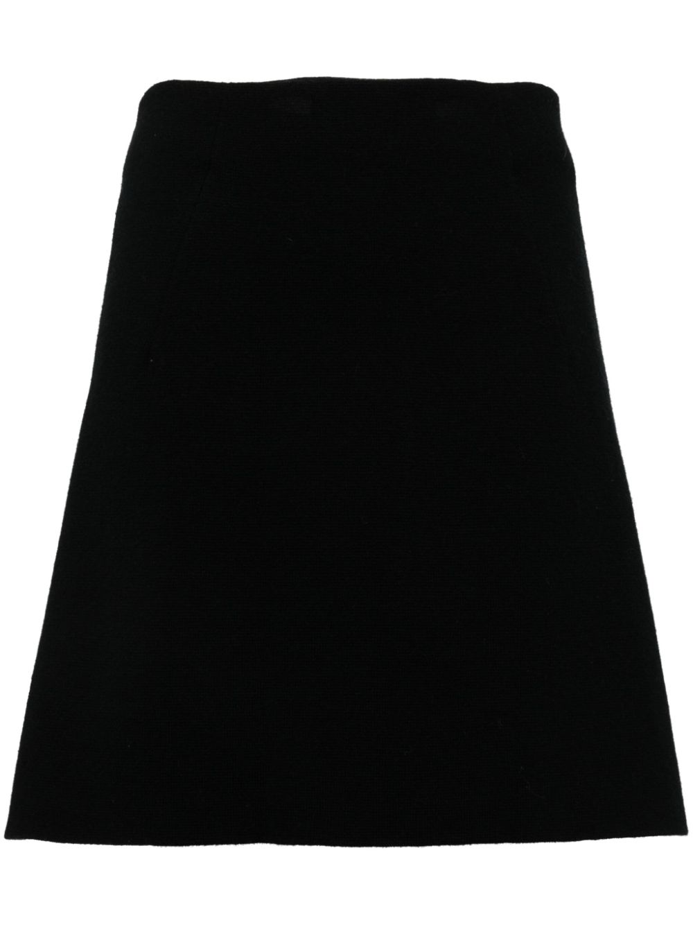 Mini knitted skirt - Black