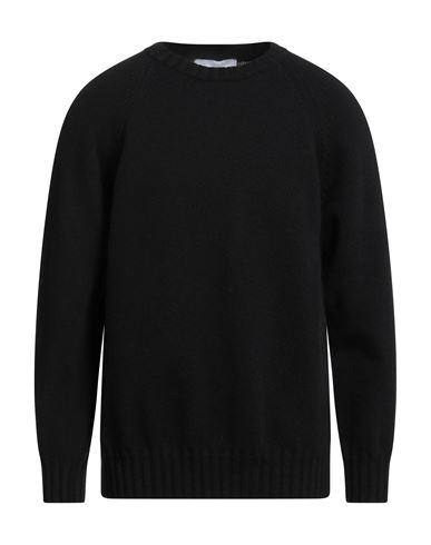 Man Sweater Black Size XL Merino Wool, Cashmere
