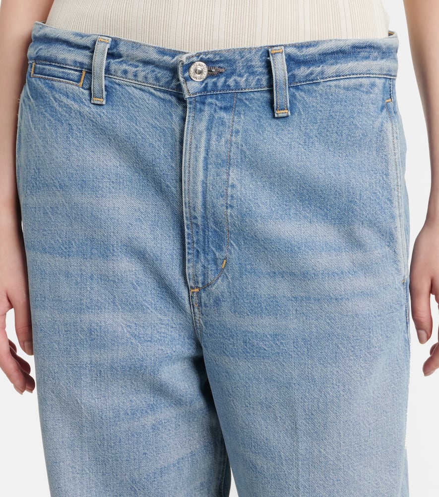 Ayla mid-rise wide-leg jeans