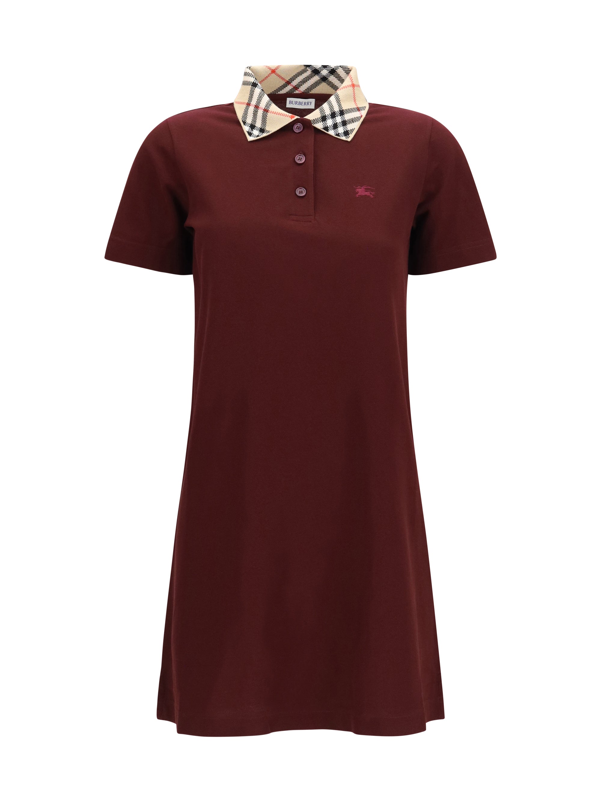 Check Dress — Red