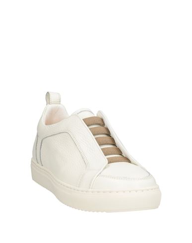 Doucal's Man Sneakers White Size 11 Leather