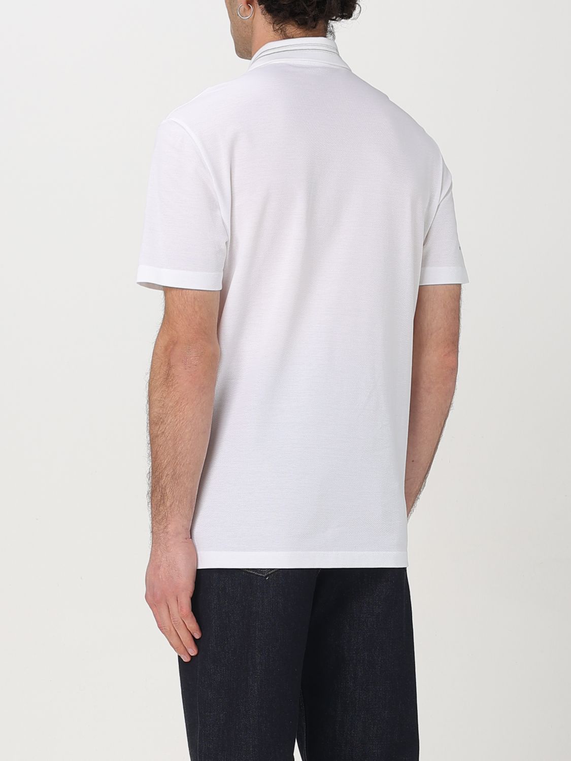 Polo Shirt Men color White