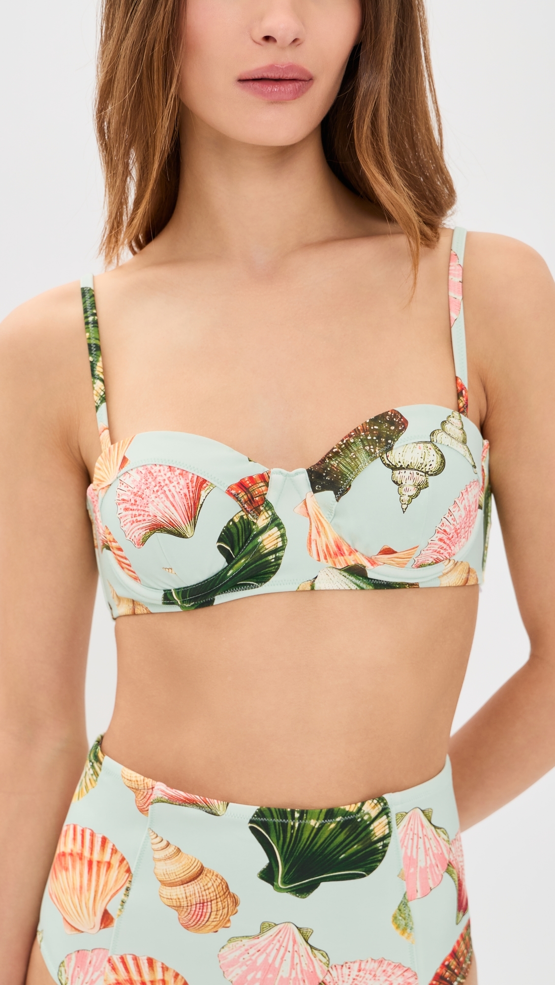 Bermuda Bikini Top Somers Shell Mint