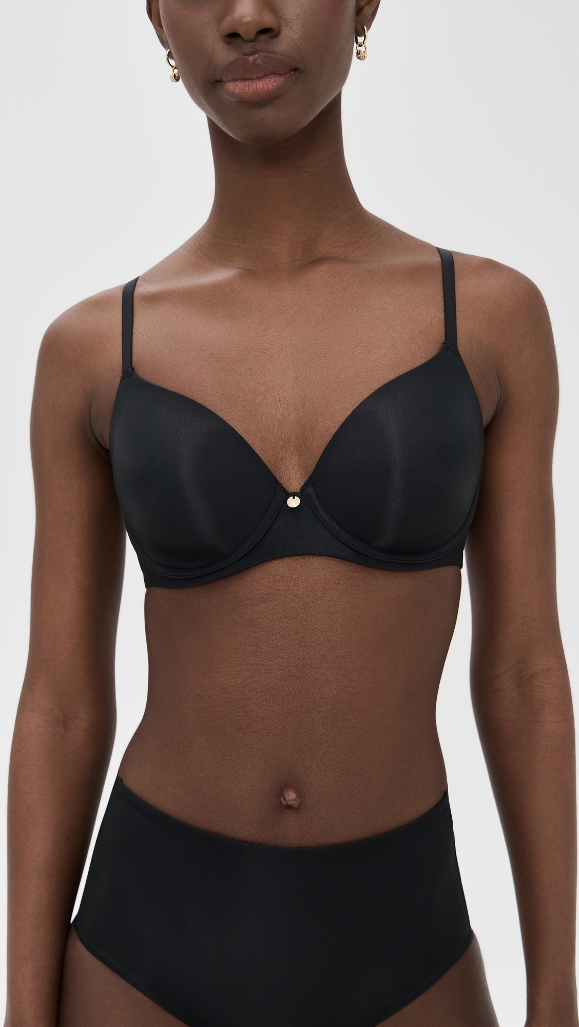 Natori Cloud Comfort Back Smoothing T-Shirt Bra Black 36DDD