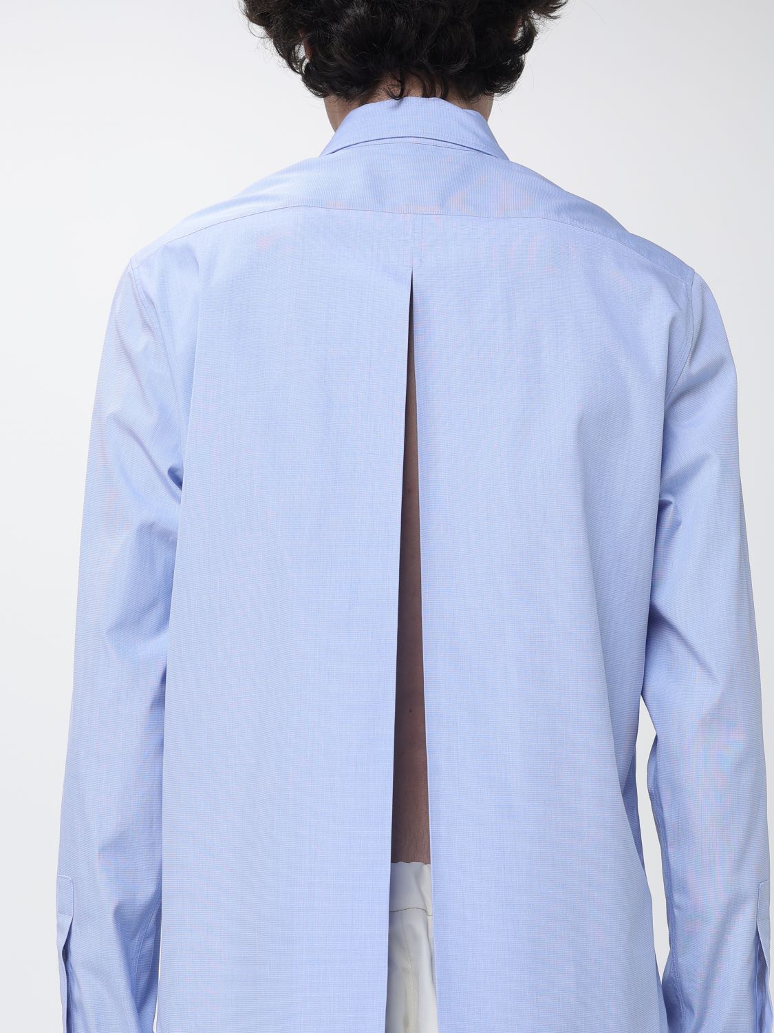 Shirt Men color Gnawed Blue