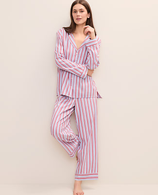 Ann Taylor Striped Pajama Set