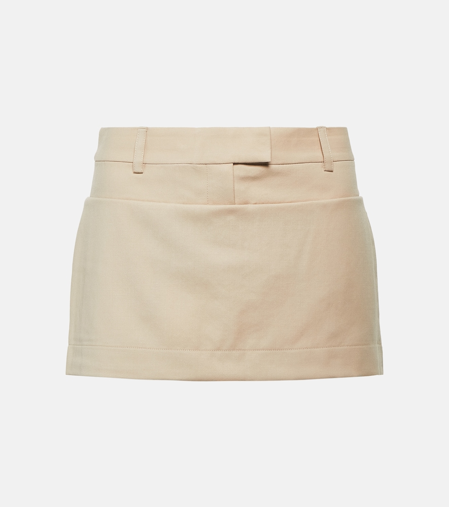 Lacun wool miniskirt