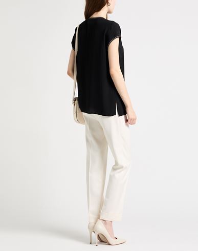 Woman Top Black Size 4 Viscose