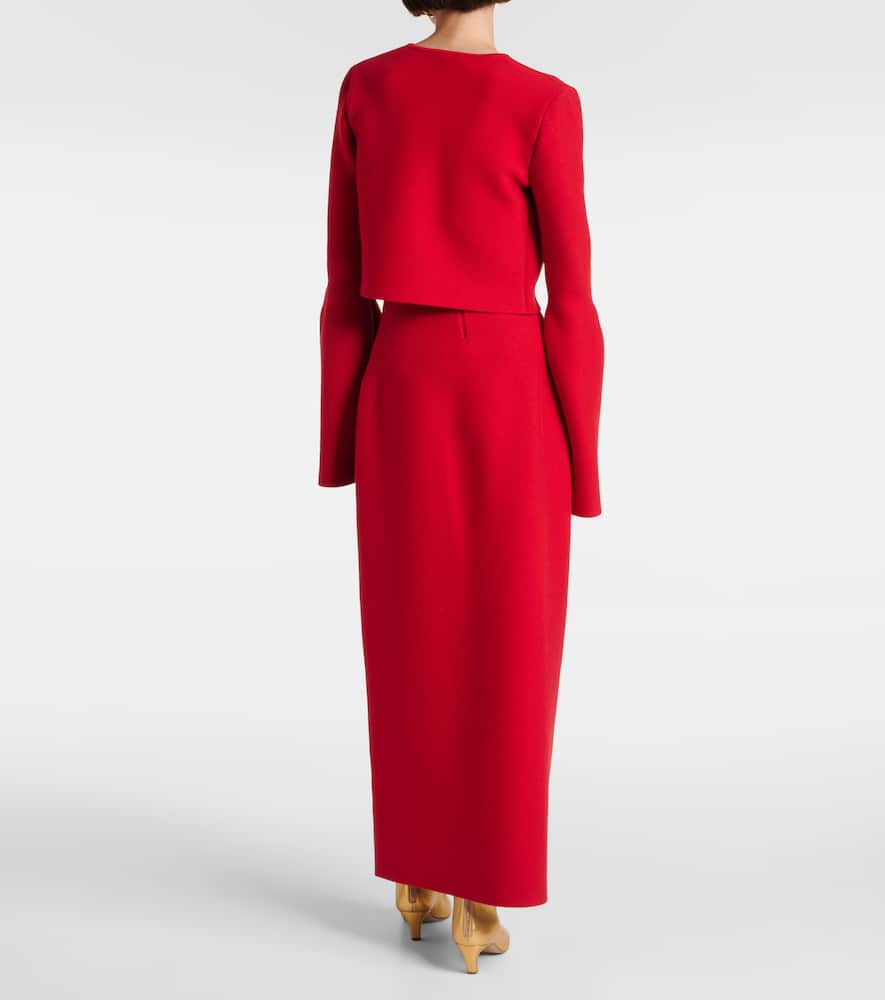 Katlin cropped wool jacket