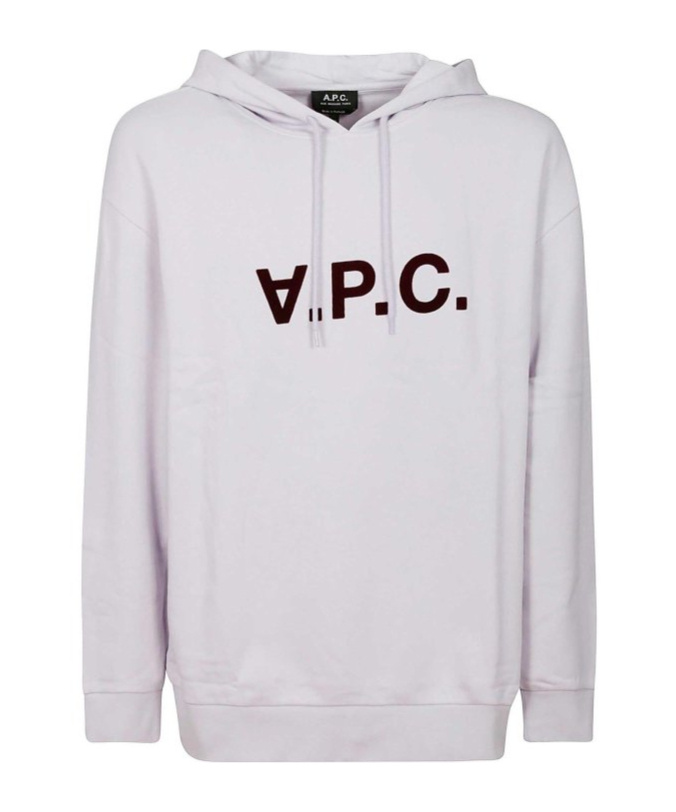 A.P.C. Logo Printed Drawstring Hoodie