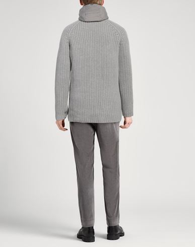 Herno Man Coat Grey Size 40 Wool, Polyamide, Polyurethane