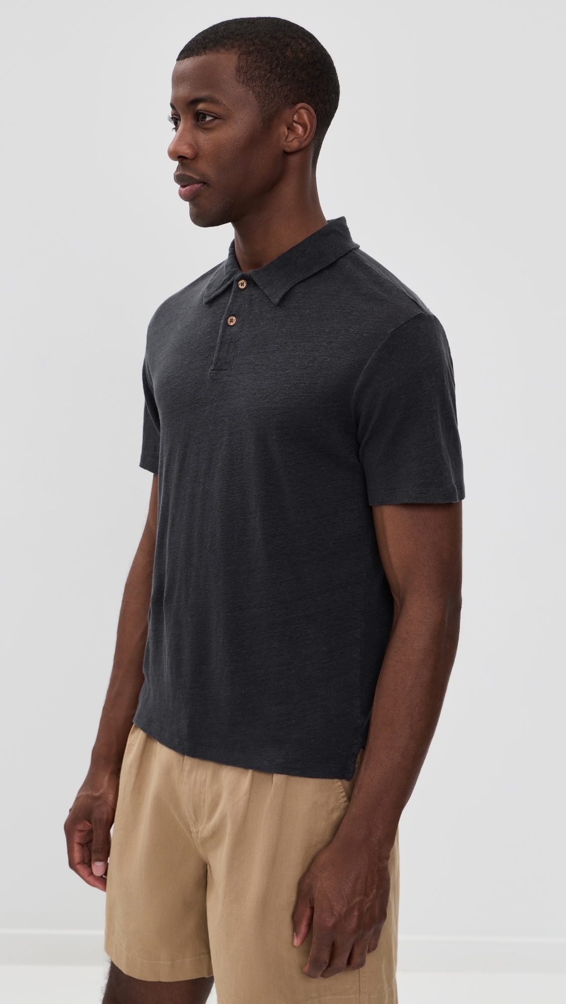 Linen Knit Polo Night