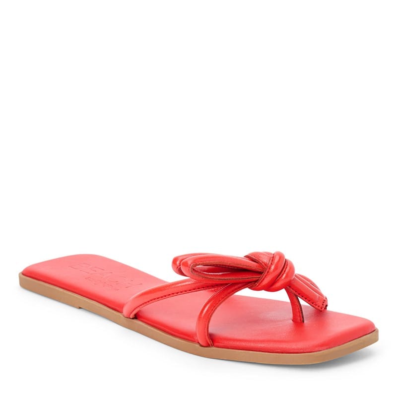 Women's Ruthie Knotted Sandals (Red)