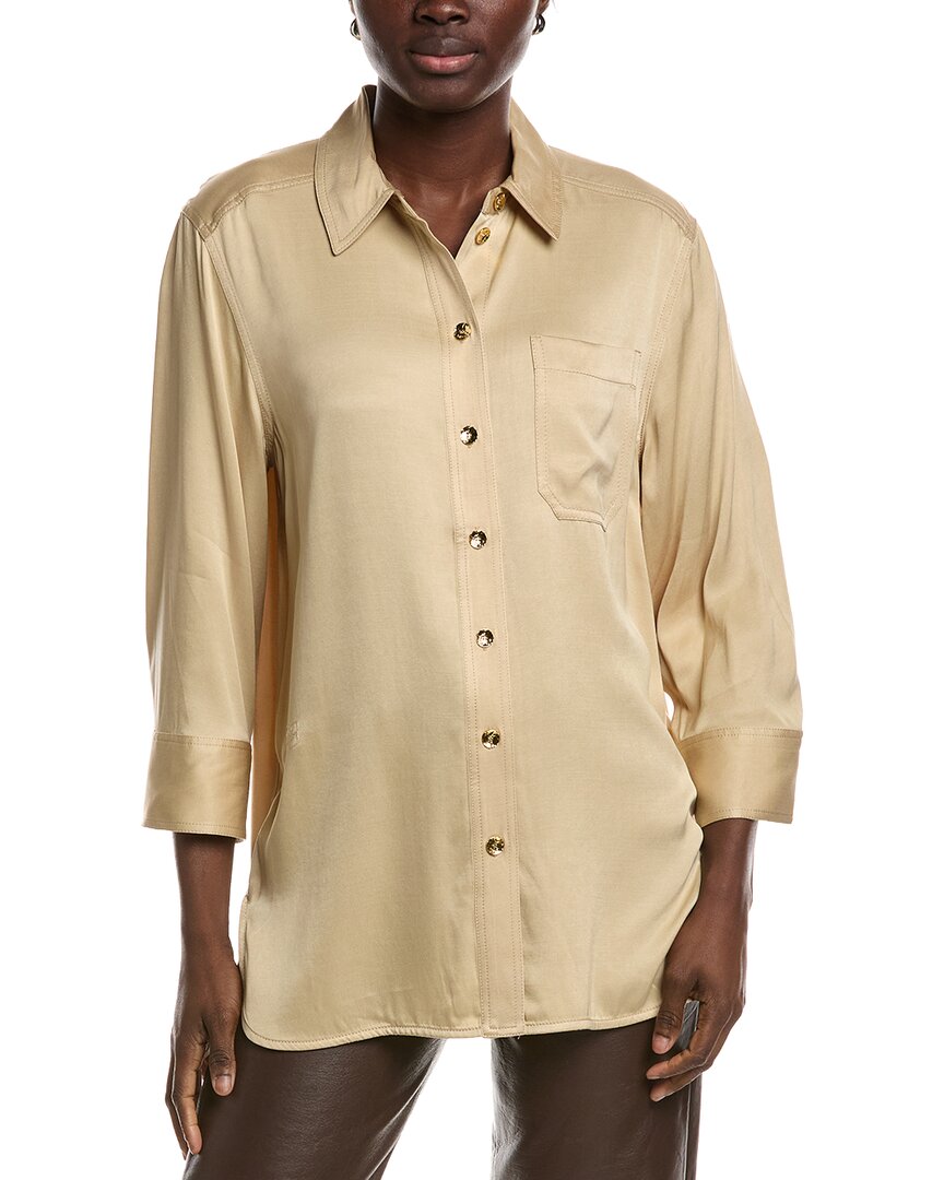 Washed Satin Shirt