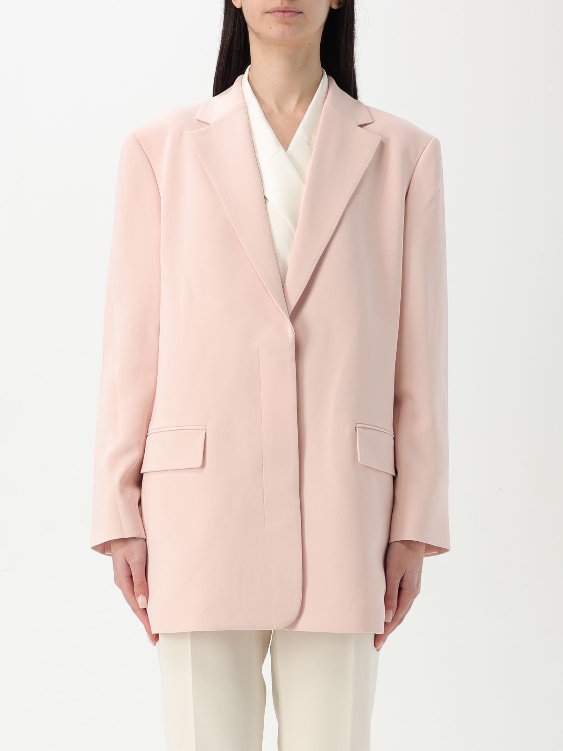 Single-breasted blazer - Pink
