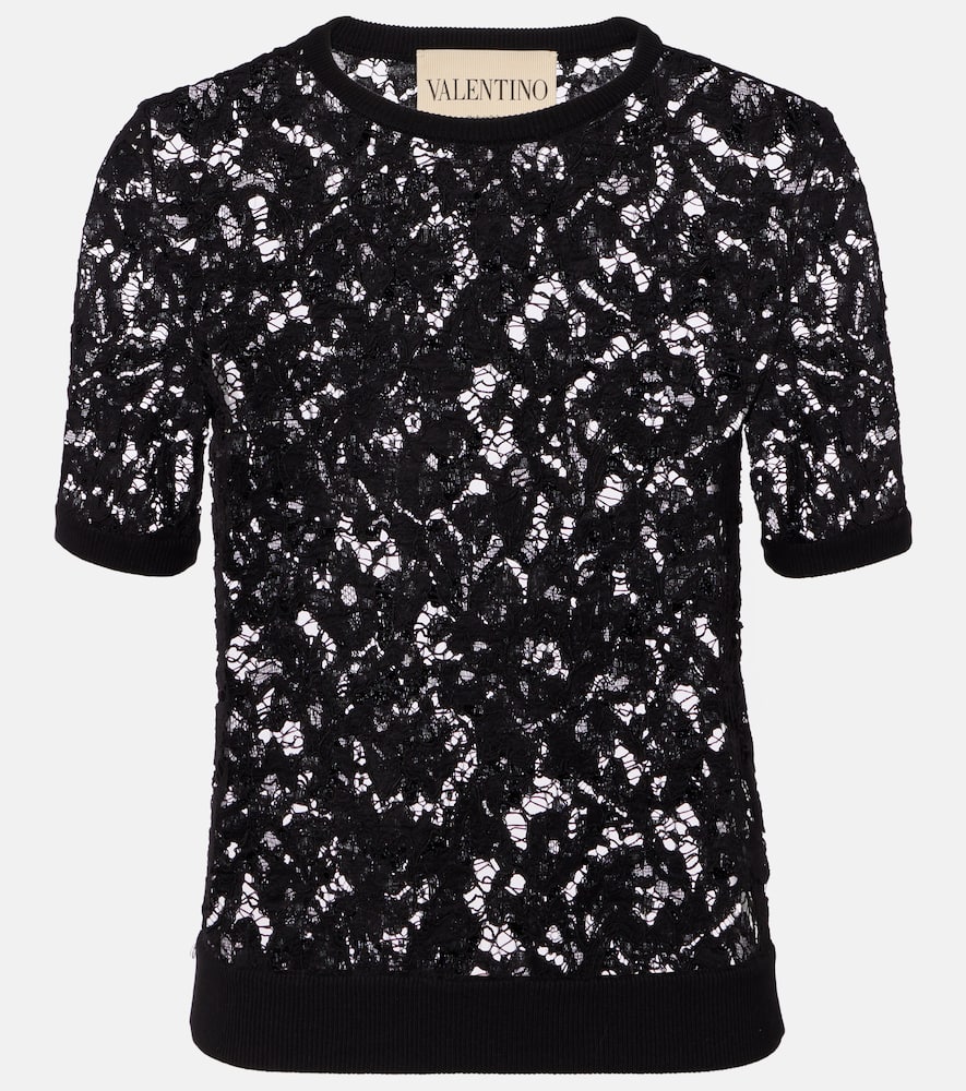 Floral lace top