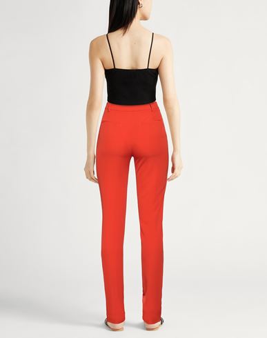 Annarita N Woman Pants Orange Size 6 Polyester, Elastane