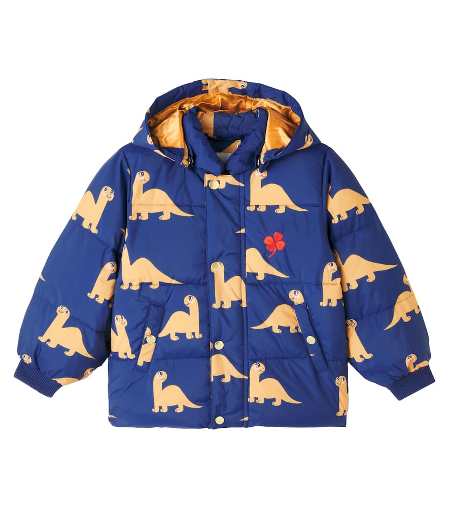 Printed puffer jacket