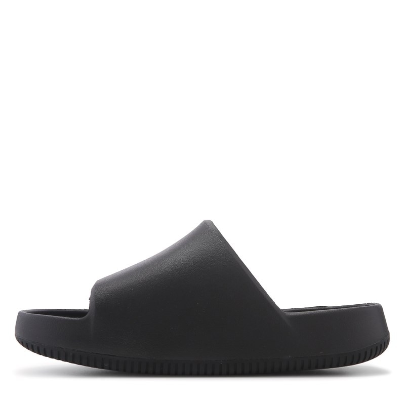 Kids' Calm Slide Sandal Big Kid Sandals (Black)