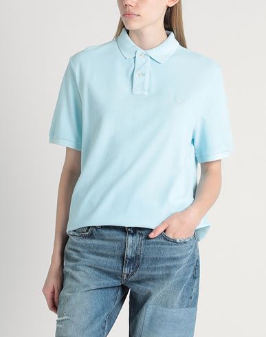 Woman Polo shirt Sky blue