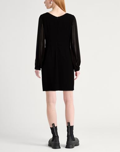 Woman Mini dress Black Size 8 Polyester