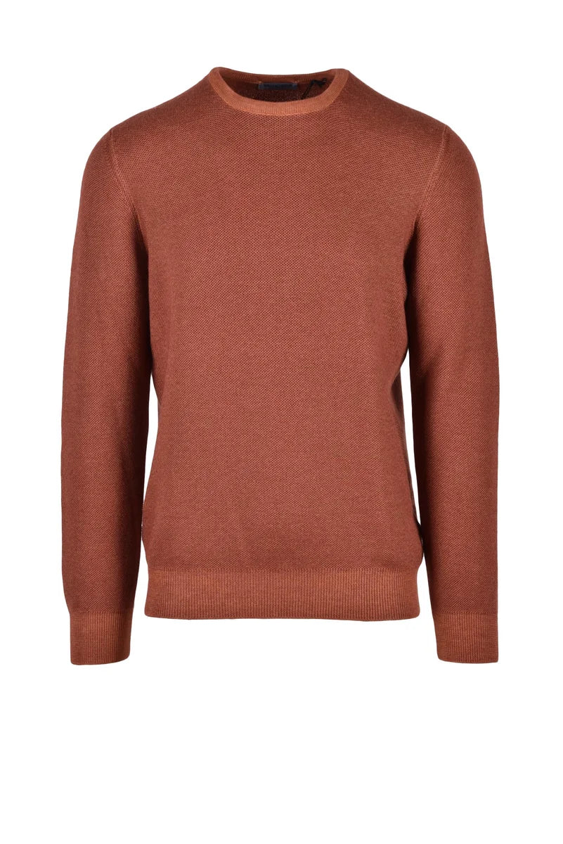 Brown Virgin Wool Sweater