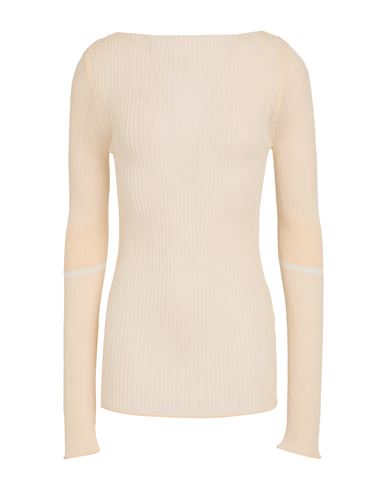 Low Classic Woman Sweater Beige Size ONESIZE Rayon, Nylon