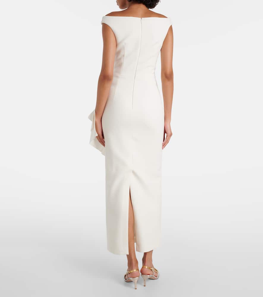 Bree draped midi dress