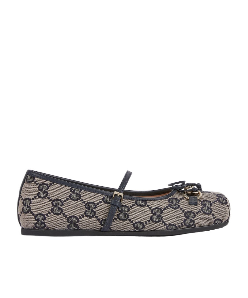 Children's ballet flat with Horsebit