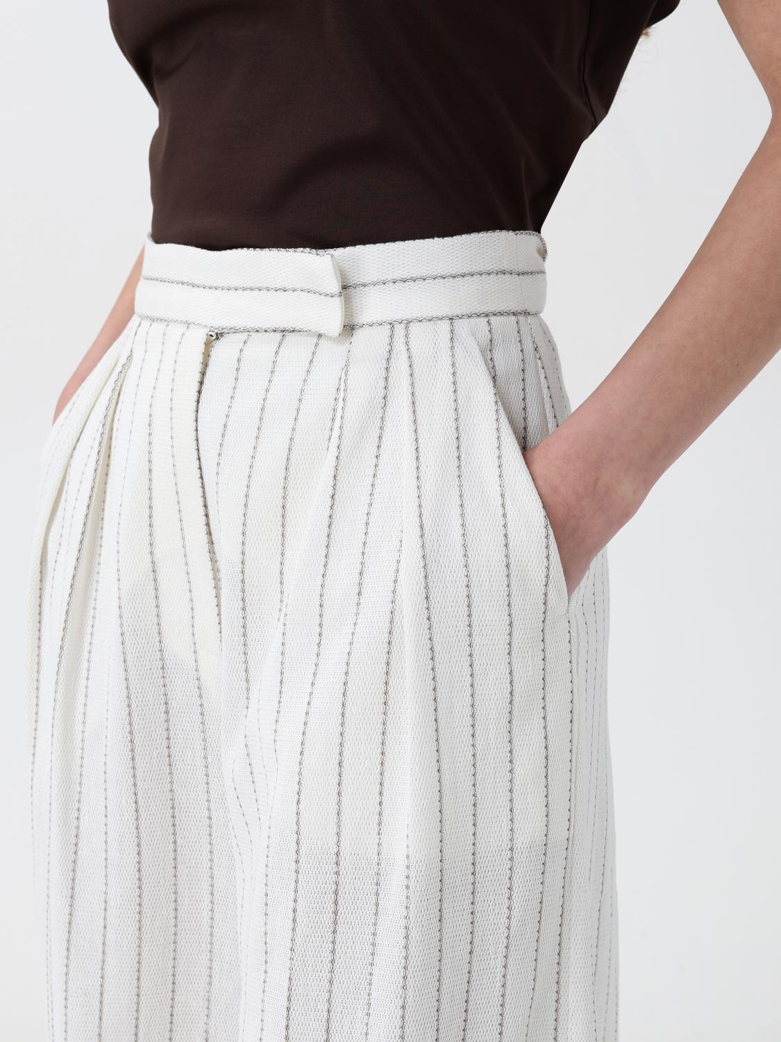 Pants MAX MARA Woman color White