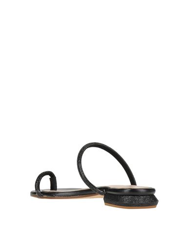 Nila & Nila Woman Thong sandal Black Size 10 Textile fibers