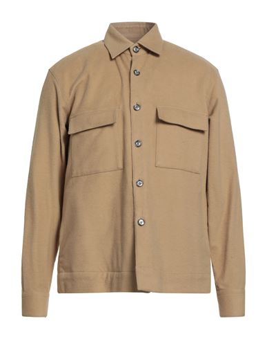 Man Jacket Sand Size S Cotton