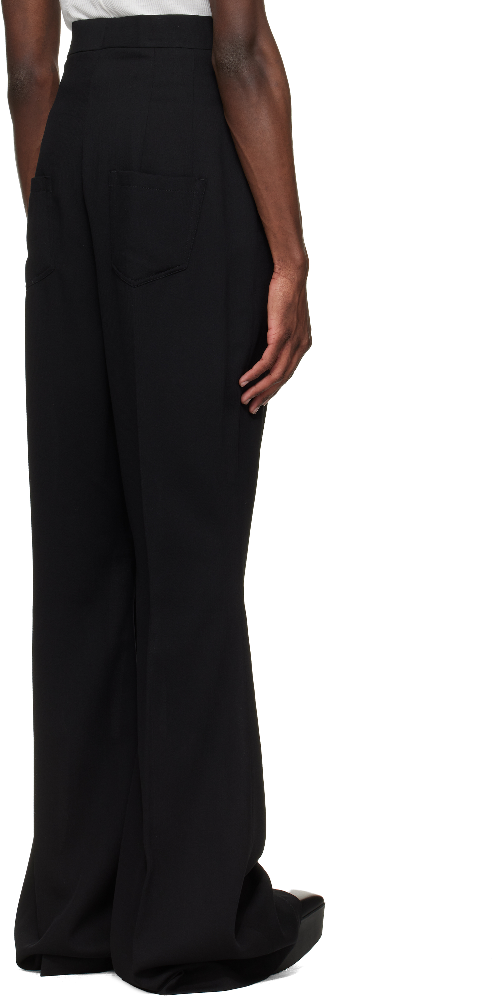 Black Temple Dirt Bolan Trousers