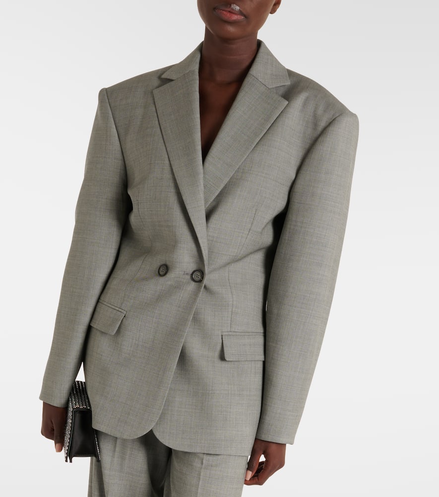 Boxy wool blazer