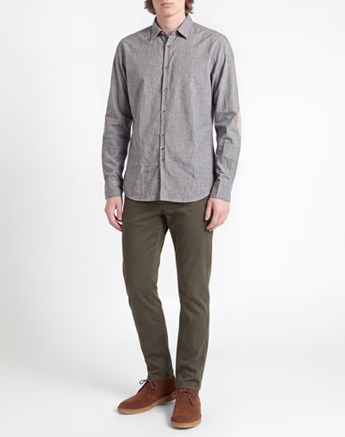 Man Shirt Grey Size 15 Cotton