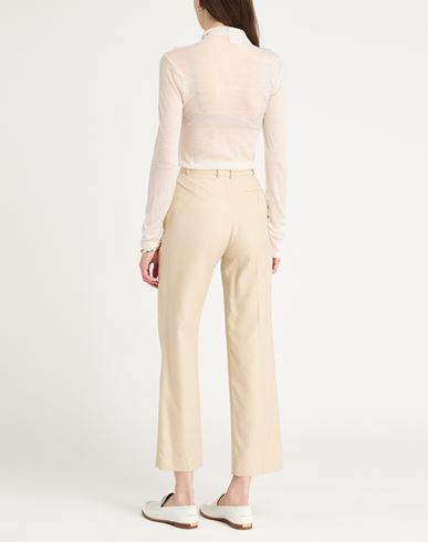 Woman Turtleneck Cream Size M Wool, Polyamide