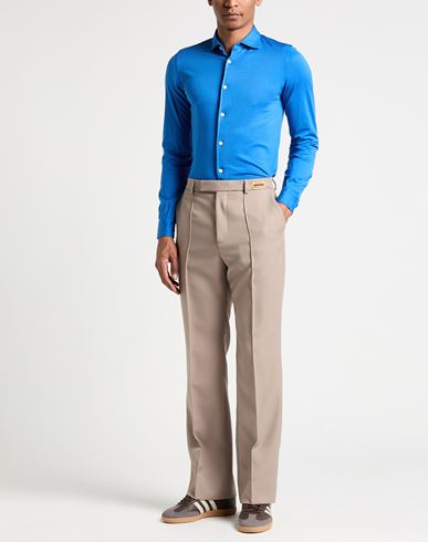 Man Shirt Blue Size 40 Organic cotton