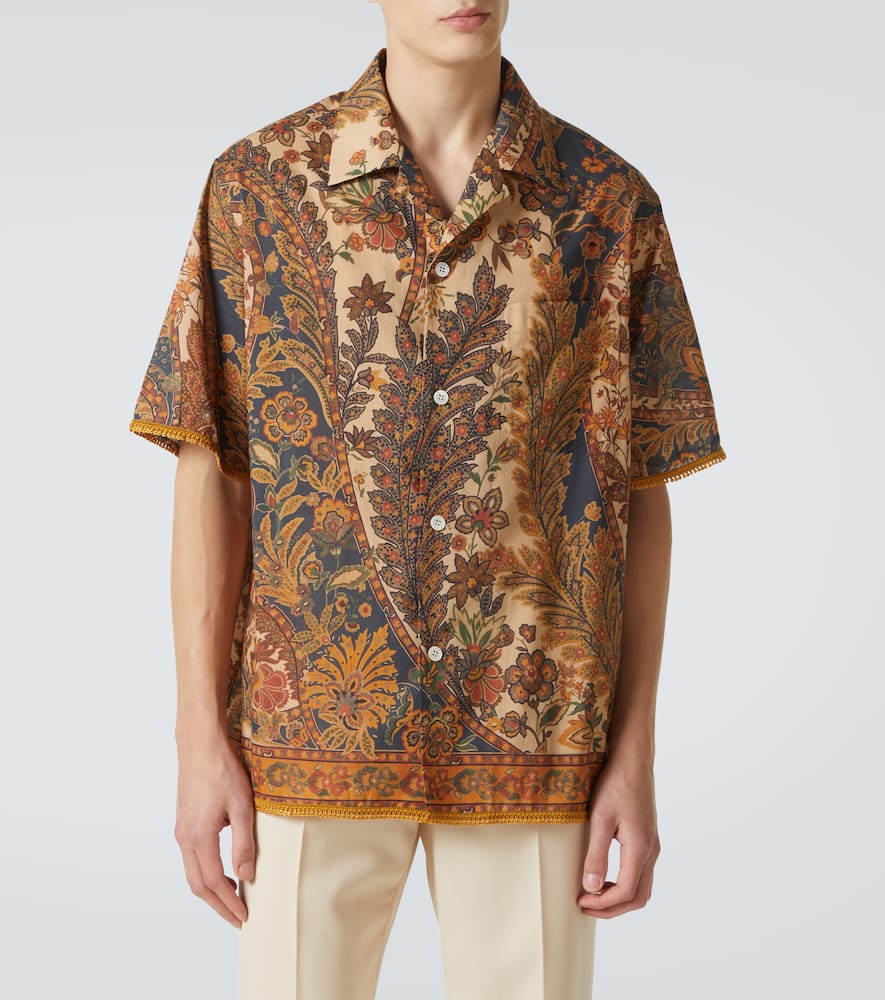 Paisley linen shirt