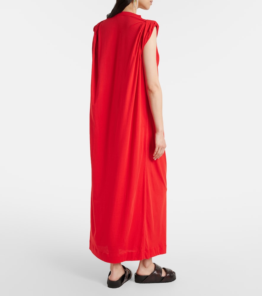 Cotton midi dress