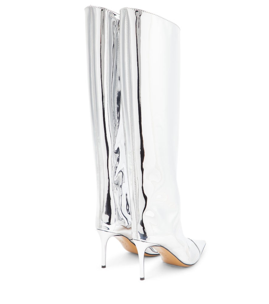 Alex 105 metallic knee-high boots