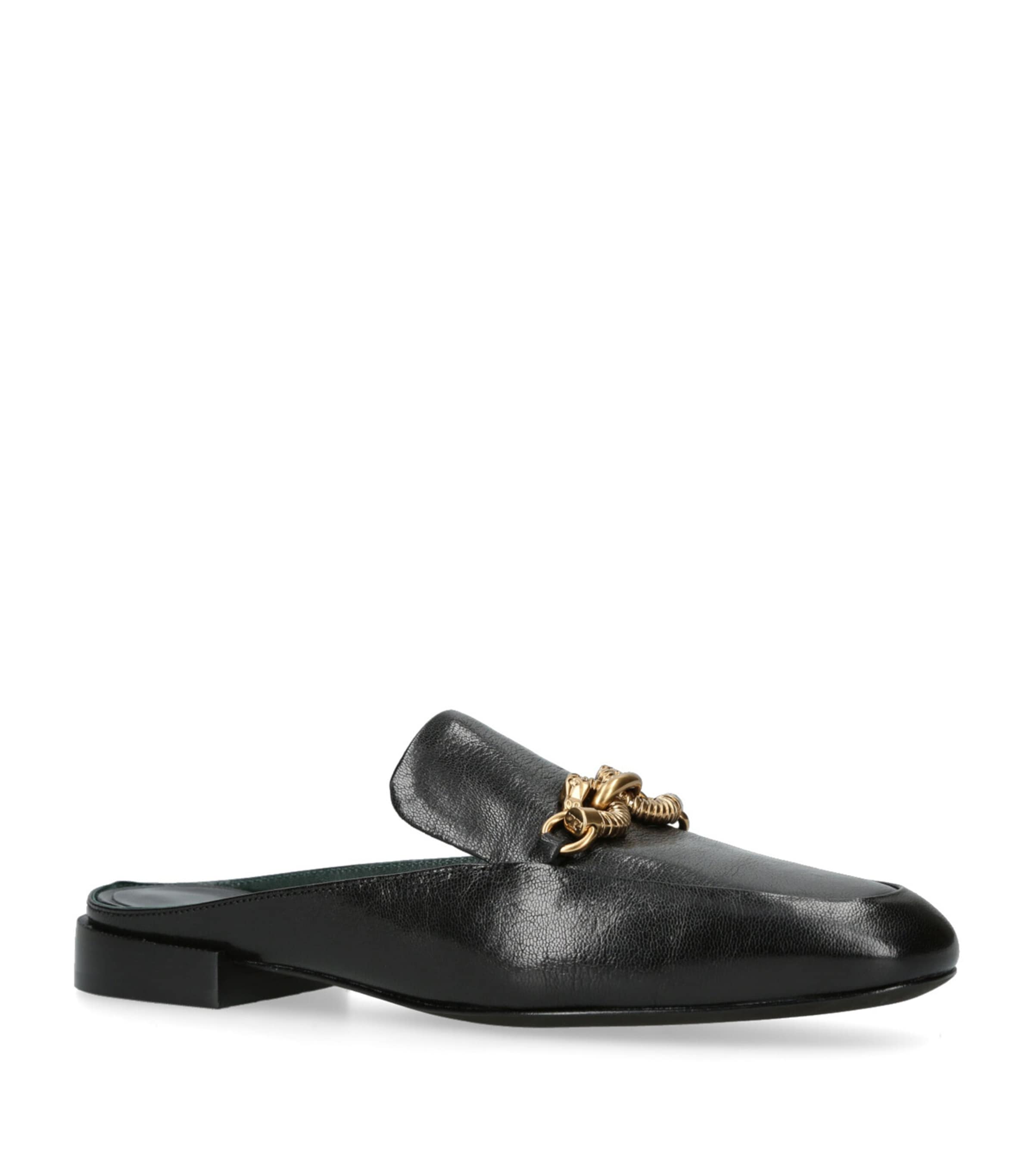 Leather Jessa Loafer Mules