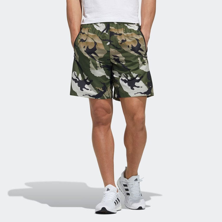 Ub Sht Wv Camo Sports Stylish Camouflage Shorts Green